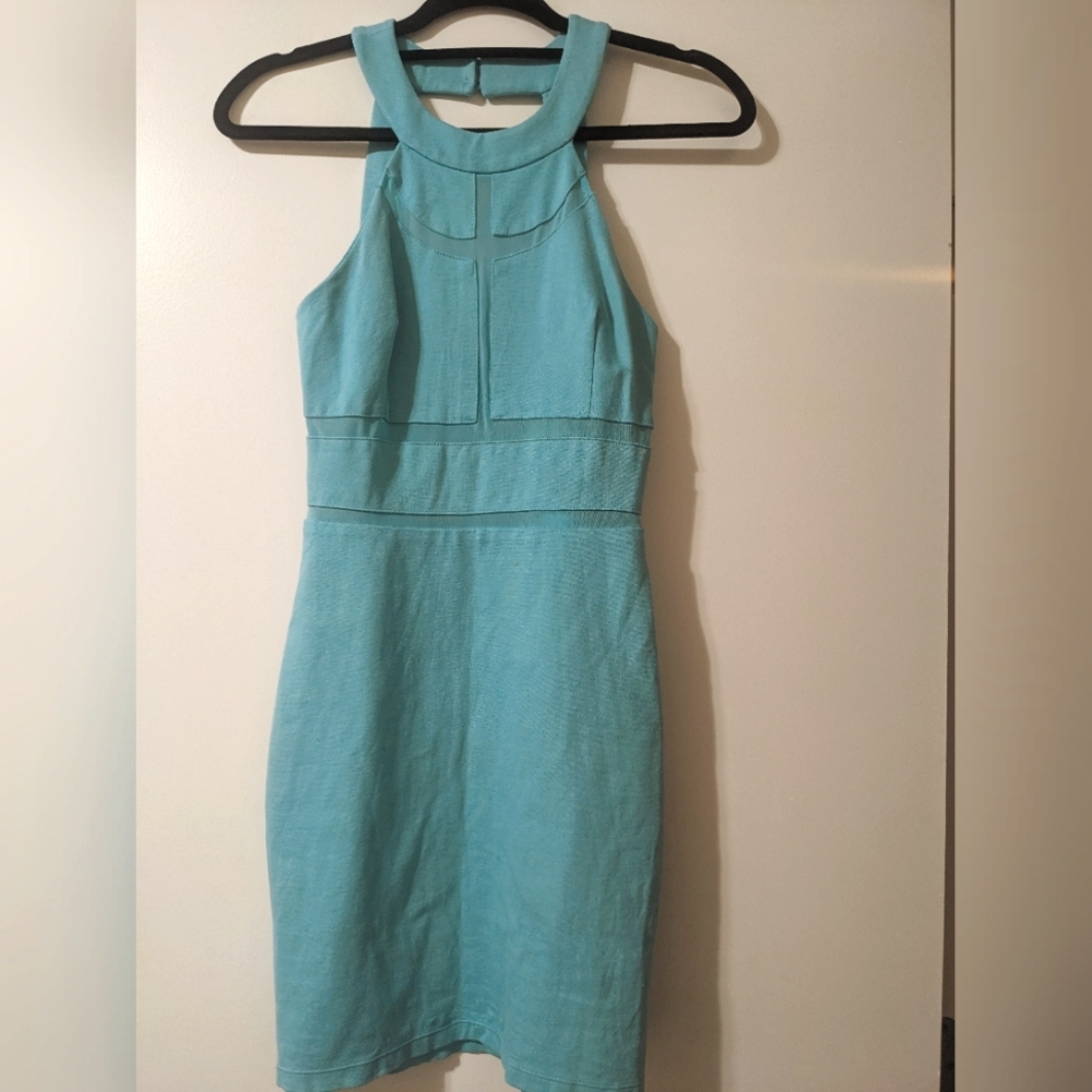 Bodycon teal dress size small